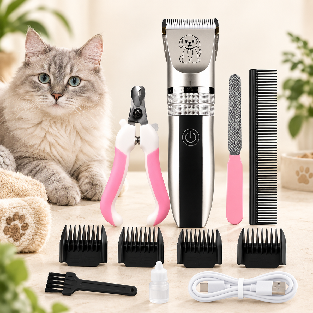 Kit per la Toelettatura di Cani e Gatti – Cura del Pelo a Casa – immagine prodotto 5