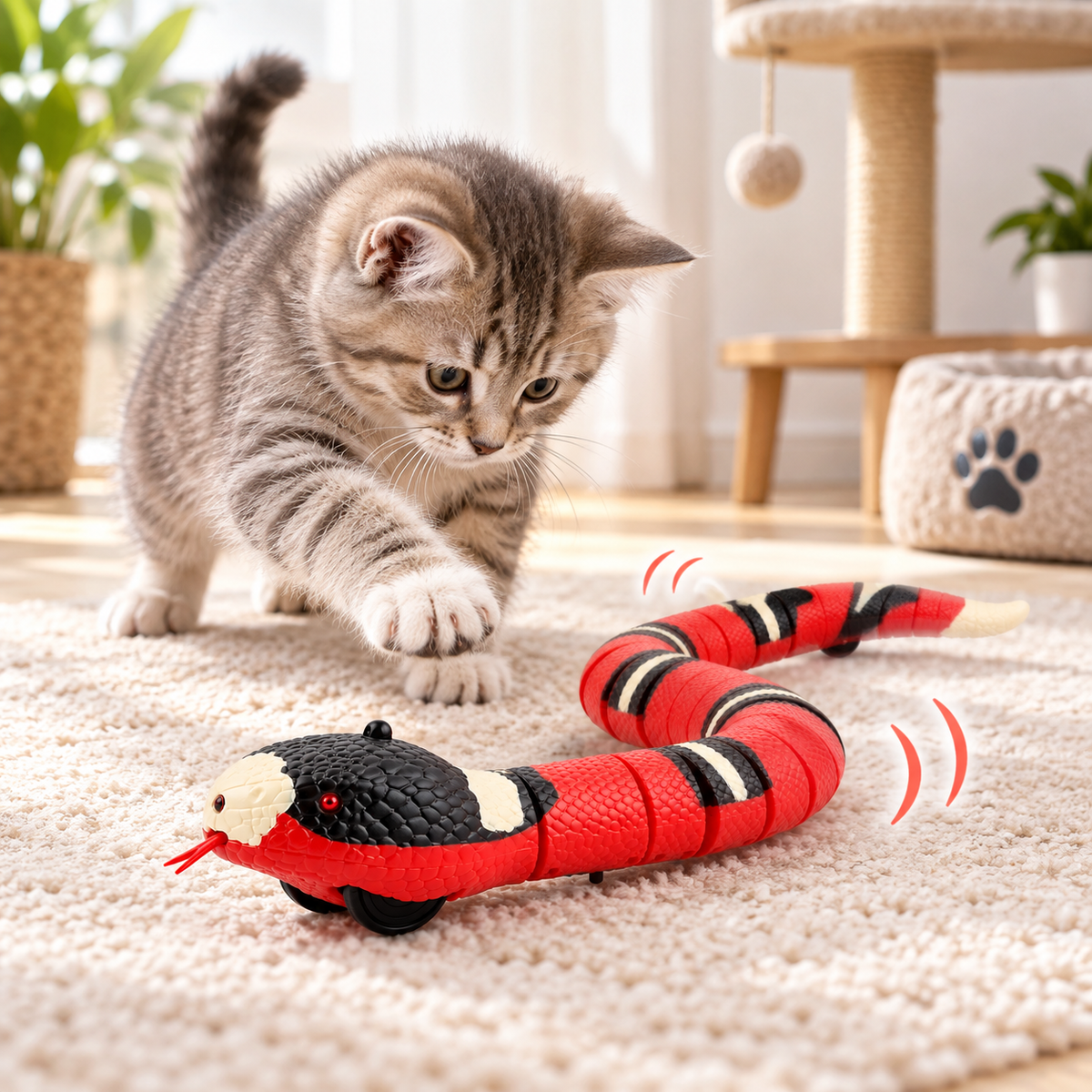 Serpente Interattivo per Gatti – Gioco e Stimolazione – immagine prodotto 2