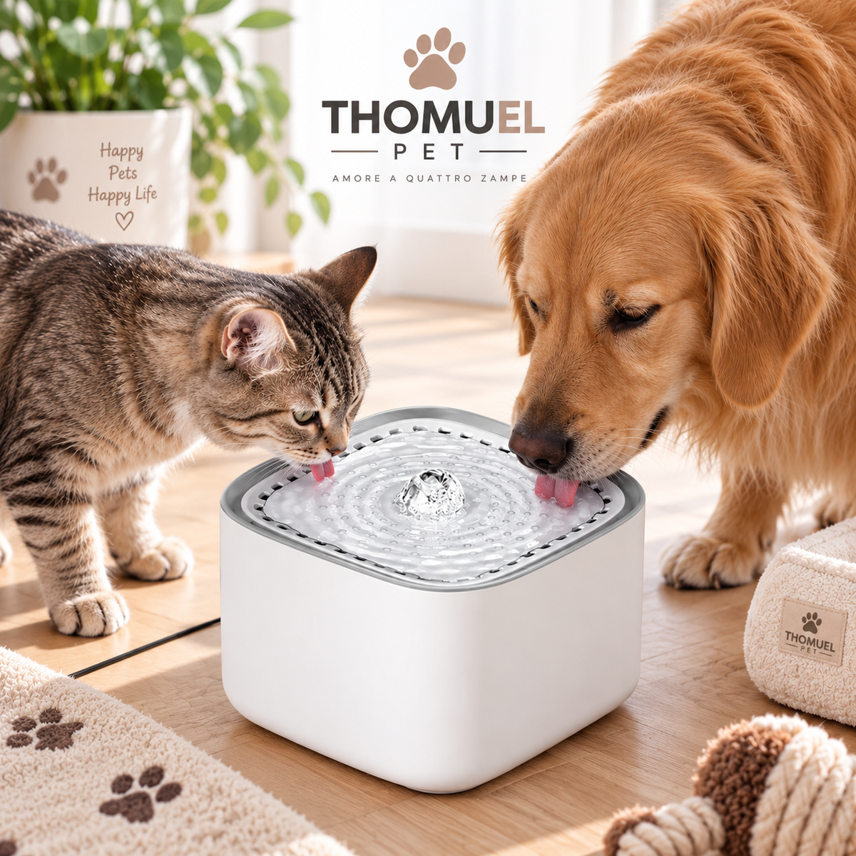 Fontanella USB per Gatti 3L – Acqua in Movimento per il Tuo Pet – immagine prodotto 8