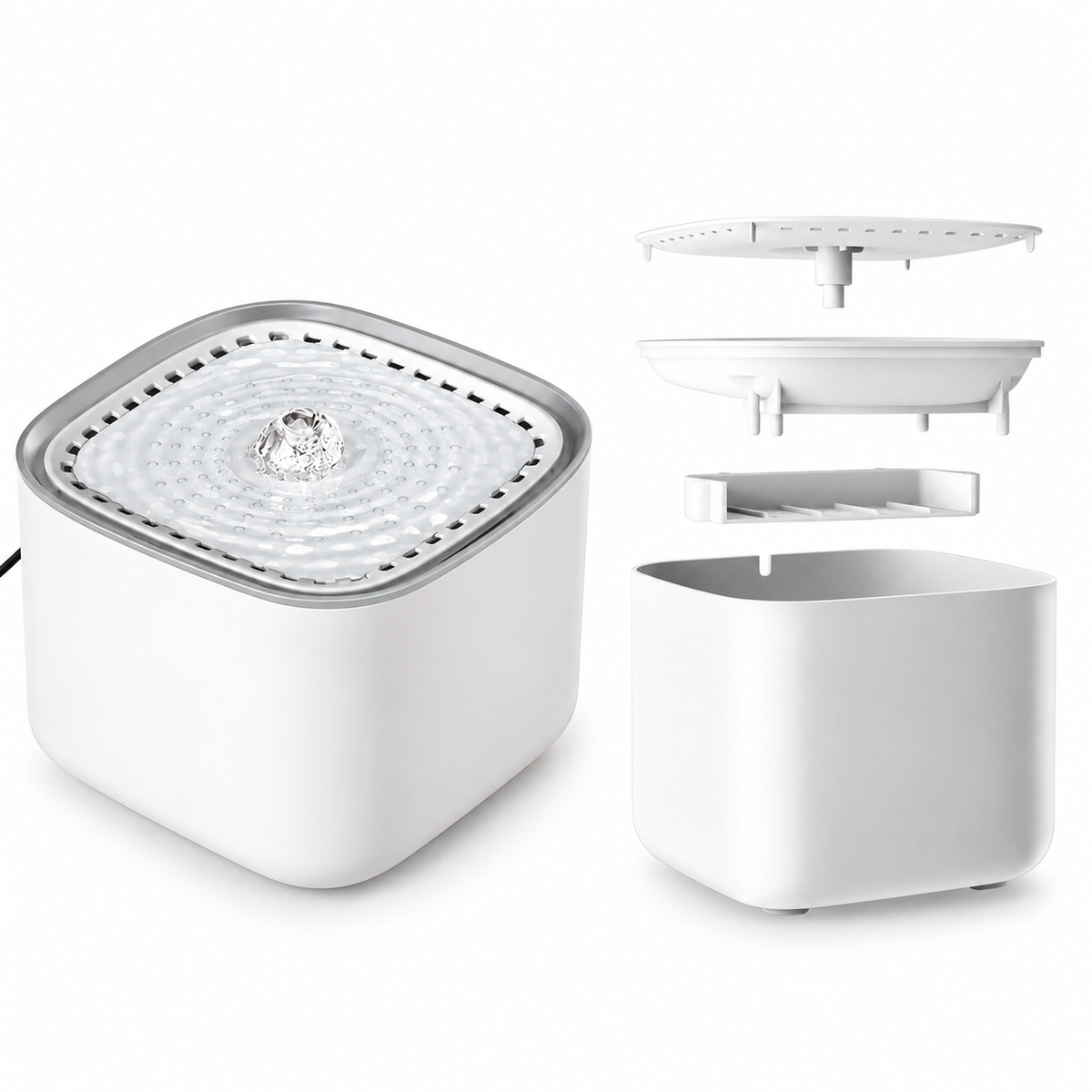 Fontanella USB per Gatti 3L – Acqua in Movimento per il Tuo Pet – immagine prodotto 2