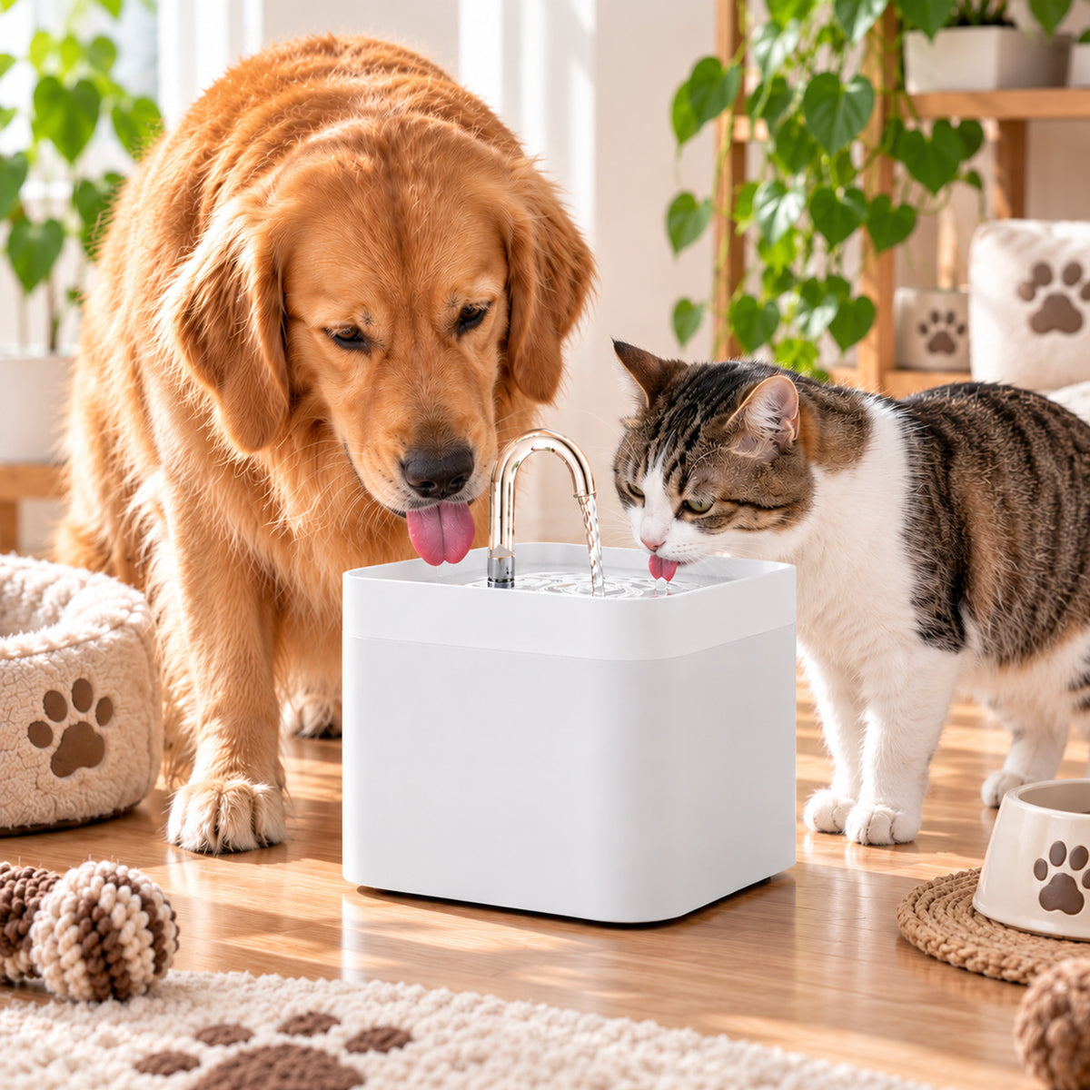 Fontanella automatica 2L per cani e gatti THOMUEL PET – immagine principale