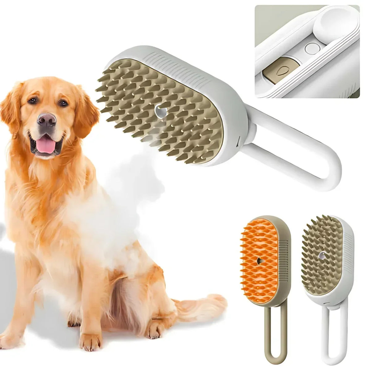 Spazzola a Vapore 3 in 1 per Cani e Gatti – Grooming e Pulizia del Pelo – immagine prodotto 6