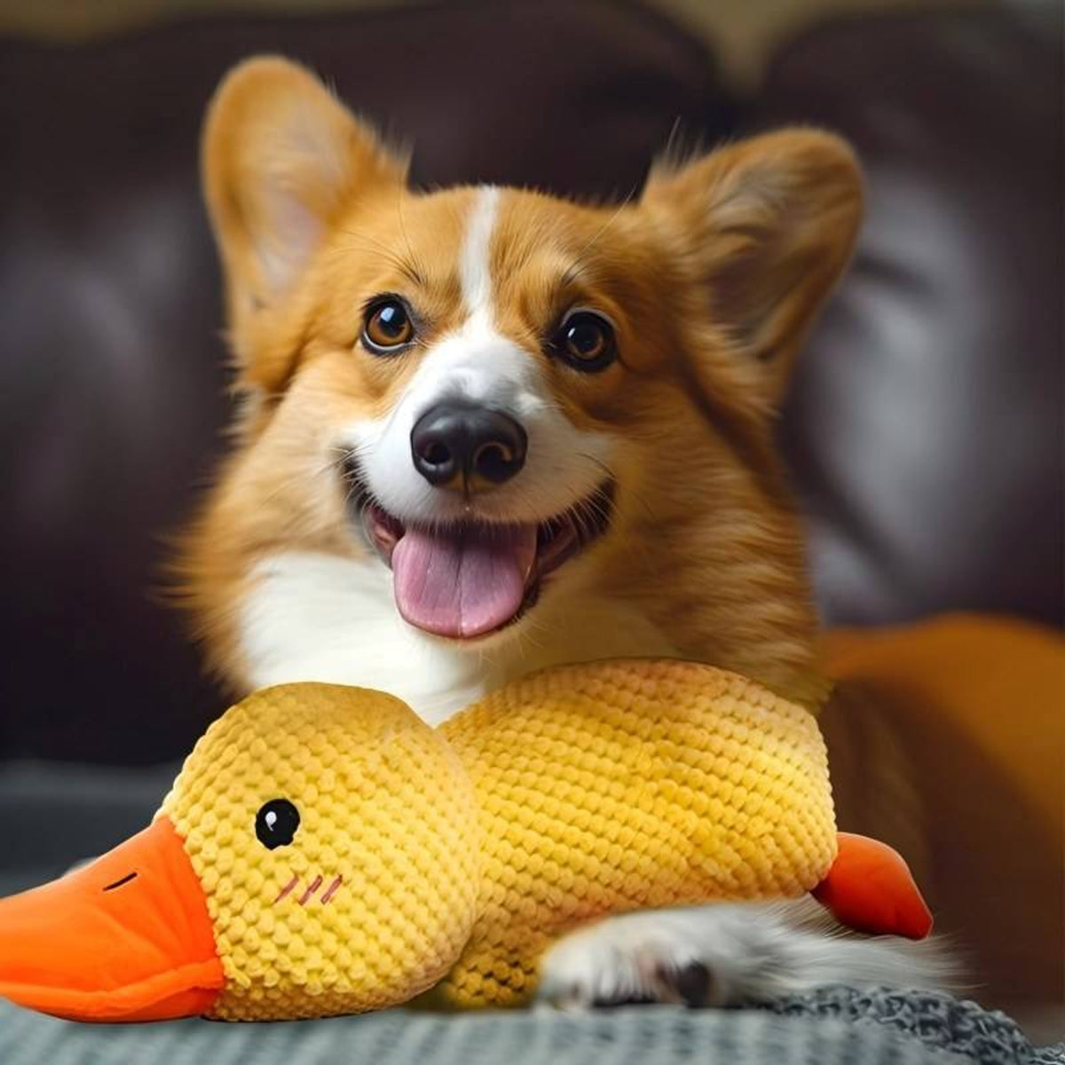 Peluche Papera per Cani – Gioco Morbido e Divertente – immagine prodotto 3
