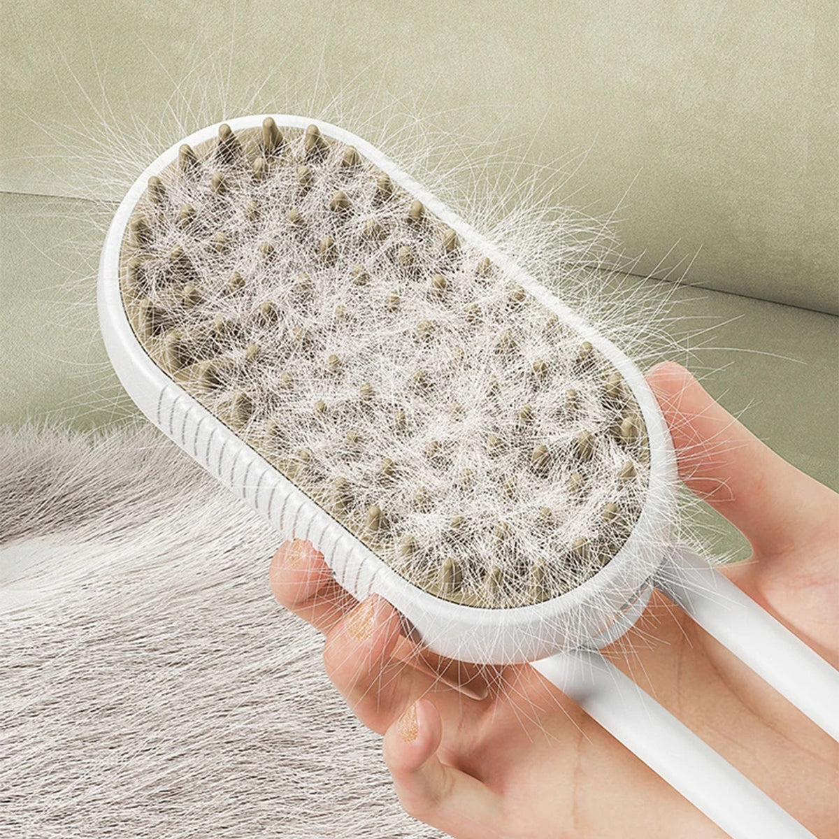Spazzola a Vapore 3 in 1 per Cani e Gatti – Grooming e Pulizia del Pelo – immagine prodotto 2
