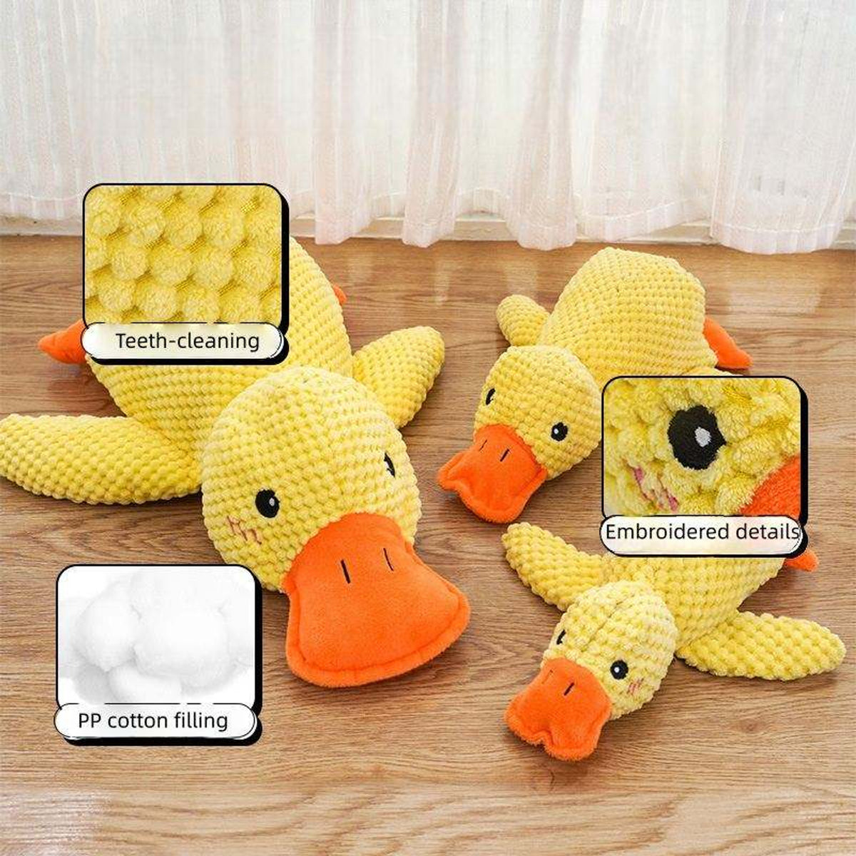 Peluche Papera per Cani – Gioco Morbido e Divertente – immagine prodotto 4