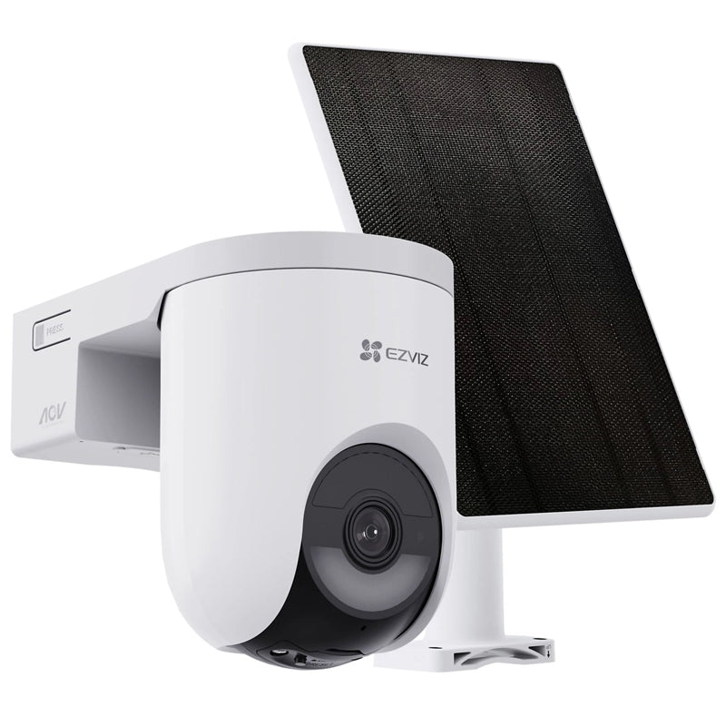 EZVIZ HB8 LITE + SOLAR PANEL - TELECAMERA MOTORIZZATA DA ESTERNO A BATTERIA - 2K+ - COLOR NIGHT VISION - HUMAN DETECTION - AUDIO BIDIREZIONALE - VOCAL CONTROL - ThoMueL