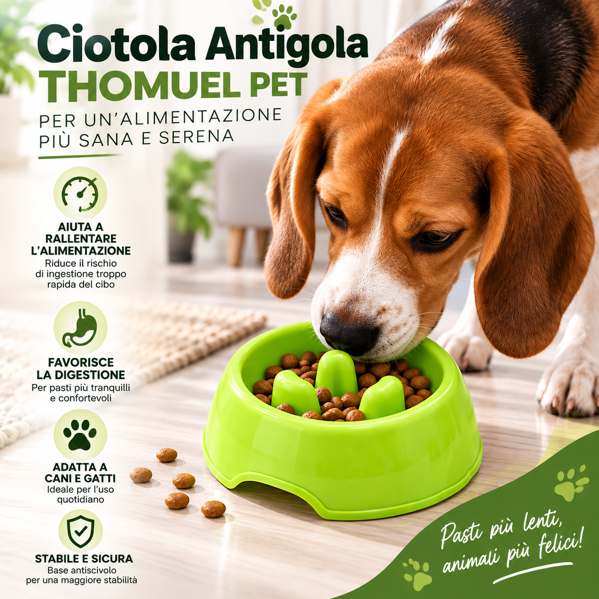 Ciotola Anti-Voracità per Cani e Gatti – Alimentazione più Lenta – immagine prodotto 5