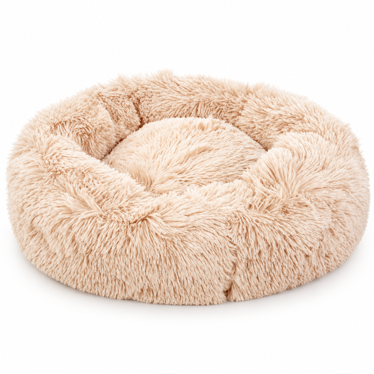 Cuccia Fluffy Rotonda per Cani e Gatti – Morbida e Accogliente – immagine prodotto 3
