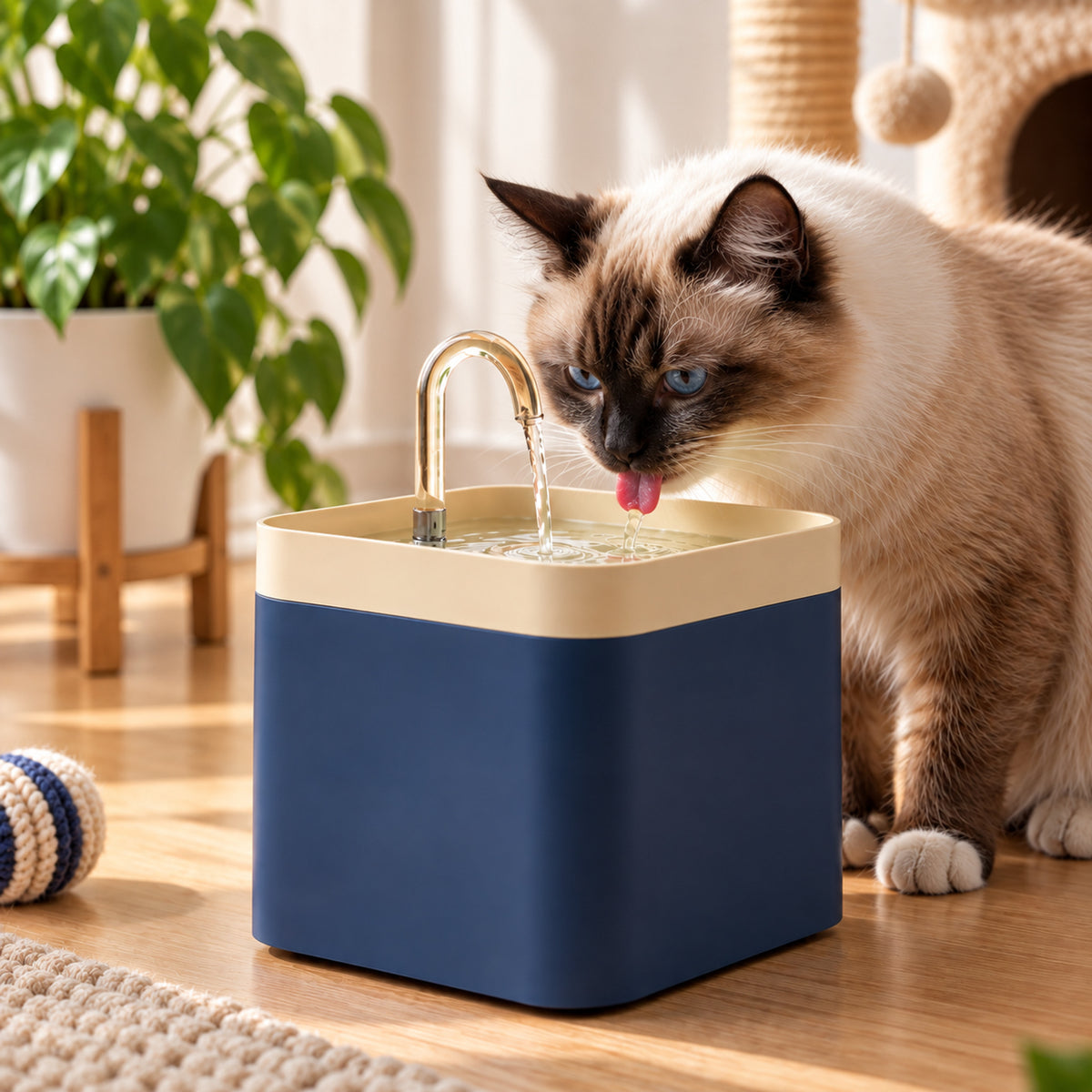 Flusso d'acqua della fontanella automatica THOMUEL PET