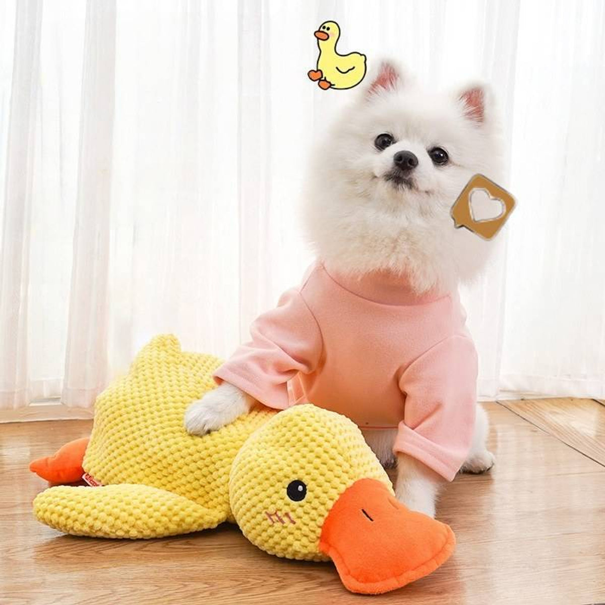 Peluche Papera per Cani – Gioco Morbido e Divertente – immagine prodotto 5