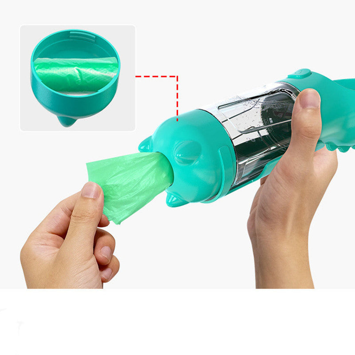 Borraccia 3 in 1 per Cani – Portatile per Acqua e Passeggiate – immagine prodotto 5